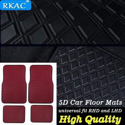 5D RHD LHD High Quality Universal FIT Car Floor foot Mats Carpet for hond civic crv jazz accord hrv accessories Non-slip