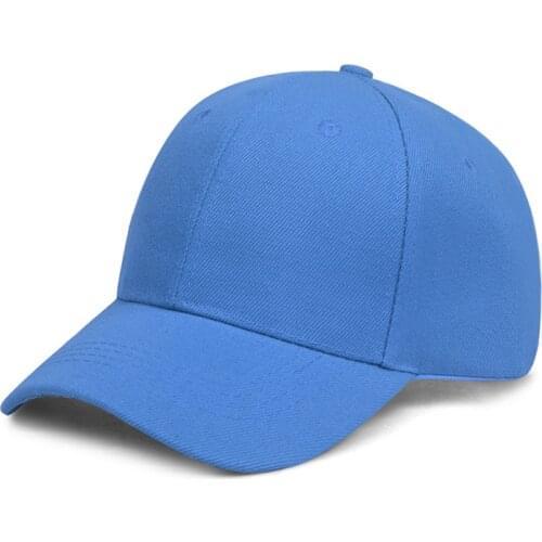 Summer Tide All-Match Fashion Baseball Cap Men Women Pure Color Light Board Four Seasons Leisure Sunshade Curved Brim Hat
