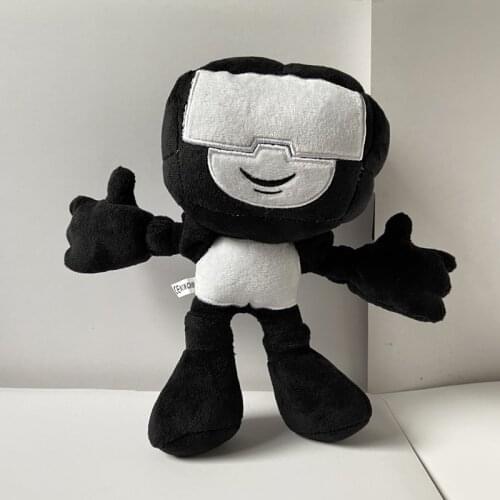 20-25cm Plush Toy Friday Night Funkin Toy Game Halloween Spooky Month Skid and Pump Whitty Stuffed Soft Toy Gift