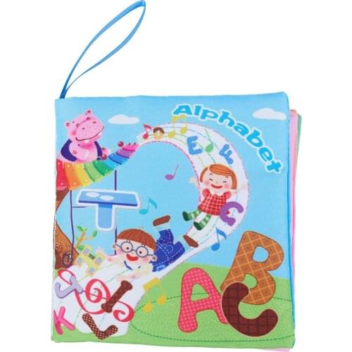 ABWE Baby Cloth Books Best Sale Baby Early Childhood Education Toys, Environmental Cloth Books Hard to torn English alphabet