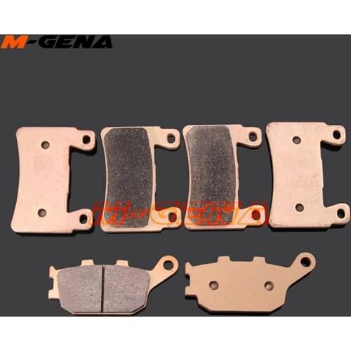 Motorcycle metal sintering brake pads For CBR600 91-06 F2 F3 F4 F4I CBR600RR F5 03-04 CB1100 10-15 VTEC CB400 04-10