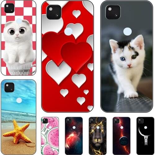 Soft Silicone Case For Google Pixel 4A 4G 5G Smartphone Protector TPU Bumper Cover For Google Pixel 5 Phone Cases