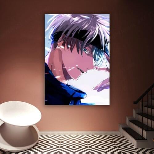 Home Decoration Wall Art Jujutsu Kaisen Sukuna Canvas Painting Anime Picture Modern Prints Modular Frame Poster For Living Room