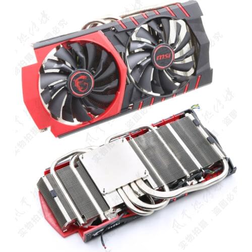 New Original for MSI GTX980Ti graphics video card cooler fan with heat sink