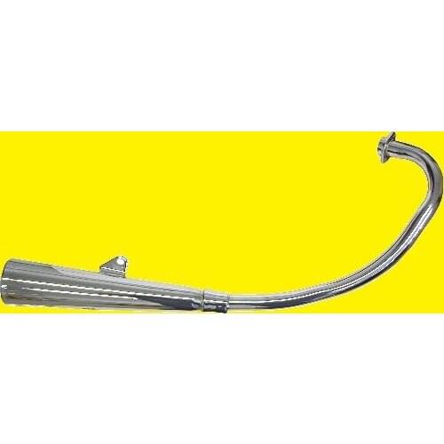 GN125 GZ125 GS125 Full Replacement Chrome Exhaust System Complete / Silencer / Muffler