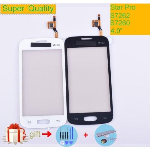 For Samsung Galaxy Star Pro S7262 GT-S7262 S7260 GT-S7260 Touch Screen Panel Sensor Digitizer Front Glass Outer Lens Touchscreen