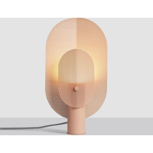 Modern Table Lamps Grid Wrought Iron Table Light For Nordic Living Room Decoration Hotel Study Desk Lamp Bedroom Bedside Lights