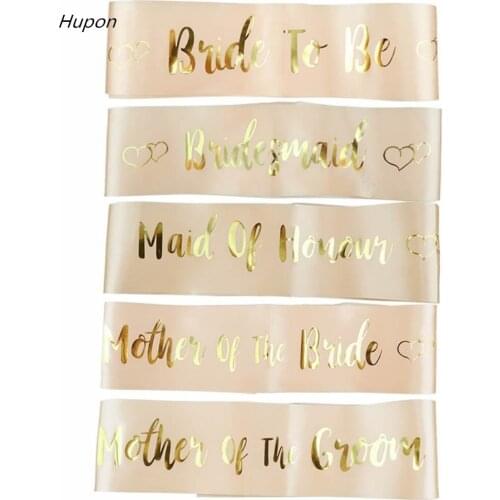 Wedding Party Decorations Satin Team Bride To Be Set Hen Night Party Bachelorette Bridesmaids Wedding Bridal Shower Supplies