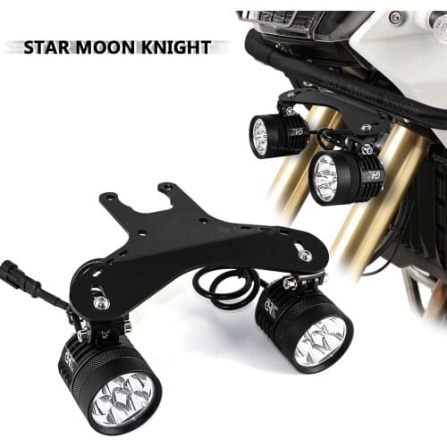 Fog Lights Auxiliary Light Bracket Driving Lamp Spotlight Bracket Holder Spot Light Mount For YAMAHA Tenere 700 T700 XTZ 700 T7