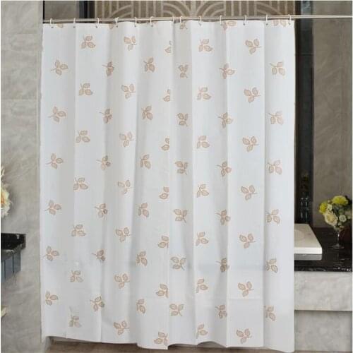 High-end new shower curtain waterproof mildew shading simple PEVA fabric bathroom curtain bathroom curtain curtain partition