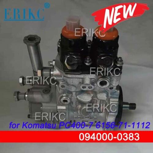 094000-0383 Diesel Injection HP0 Fuel Pump 094000 0383 6156-71-1112 6156-71-1111 for Komatsu PC400-7 Excavator Fuel Pump