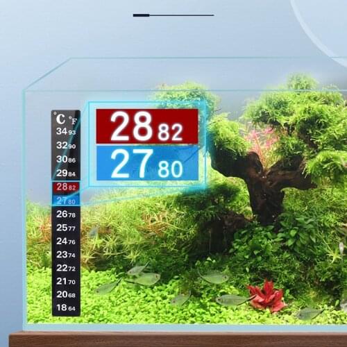 1/3/5PCs Stick-on Digital Aquarium Fish Tank Fridge Thermometer Sticker Measurement Stickers Temperature Control Tools Products
