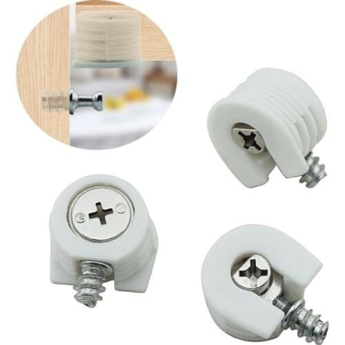 10pcs 3 in 1 Bracket Pin Pegs Plank Desk Cabinet Wardrobe Shelf Support Holder Floating Shelf Brackets Furniture Cam Connector