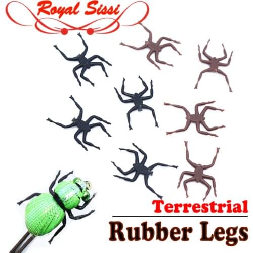 Hot 20pcs pack realistic fly tying ladybug fly legs soft insect rubber legs artificial terrestial insect fly tying materials
