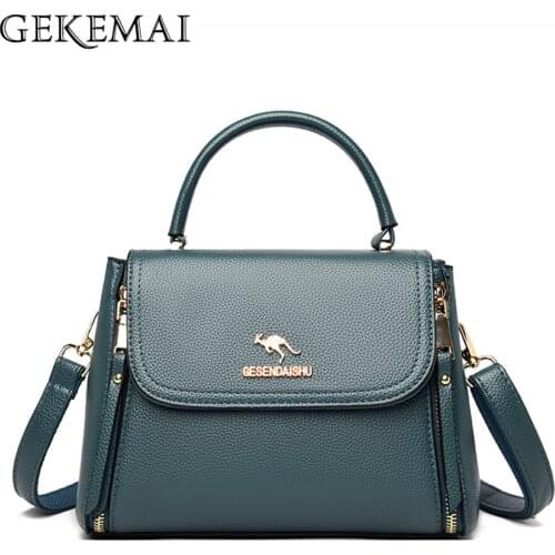 2021 Fashion Letter Design Ladies Shoulder Bags Casual Solid Color Messenger Bag High Quality Leather Women Mobile Phone Bags