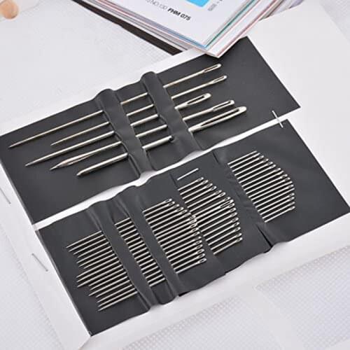 55Pcs/Set Stainless Steel Sewing Needles Set Hand Stitches Tools Household Different Sizes Sewing Accessories DIY Crafts Supply