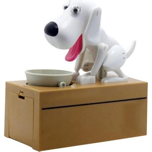 Automatic Coin Piggy Bank For Money Saving Box Dog Bank Money Stealing Boxes Money Gift For Children Piggy Coin O3V9