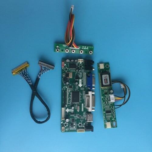 For LQ164M1LA4A M.NT68676 30pin LCD DIY VGA LVDS LED HDMI kit DVI panel 1920*1080 16.4" controller board driver screen