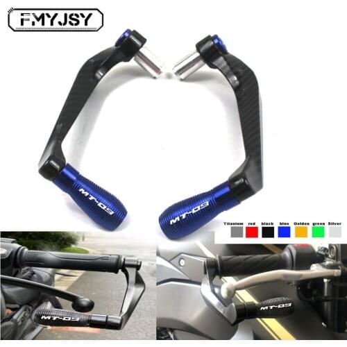 Motor CNC Brake Clutch Levers Protection motorcycle Accessories Lever Guard Handlebar Grips Guard For YAMAHA MT-09 MT09 MT 09