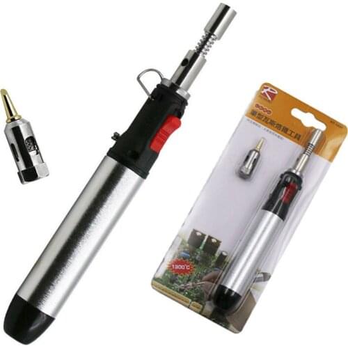 1PCS Pen Shape Gas Soldering Iron 3 in 1 Gas Soldering Iron Gas Welding Torch Solder Iron Tool Adjustable Welding Torches Tool