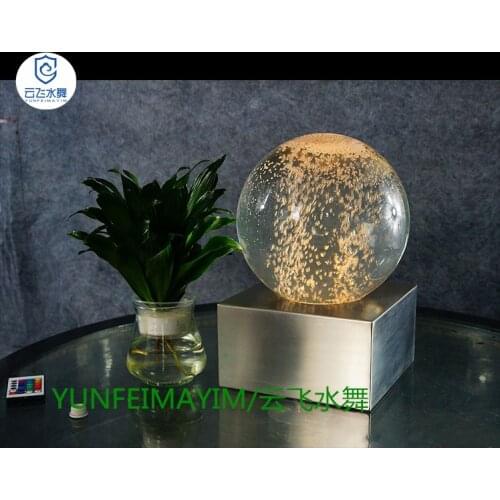 Customization:Feng Shui bubble ball.water dance bubble screen.office home lucky feng shui ball