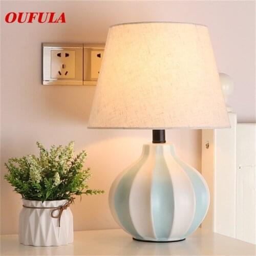8M Ceramic Table Lamps Desk Luxury Modern Contemporary Fabric for Foyer Living Room Office Creative Bed Room Hotel