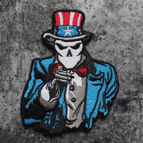 Classic Sam Uncle I WANT YOU FOR U.S ARMY Embroidery Nylon Patch Magic Badge Armband Sticker 3D Tactical Morale Velcro