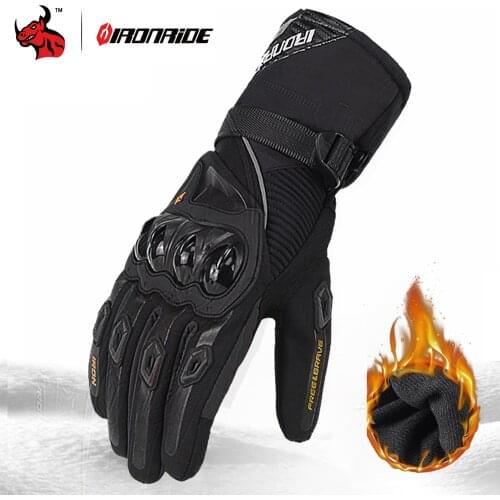 Motorcycle Gloves For Men Winter Guantes Moto Waterproof Motocross Gloves Touch Screen Motorbike Gloves Windproof Moto Gloves