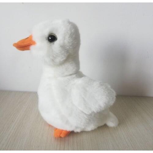 About 22cm cartoon white duck plush toy soft doll baby toy birthday gift b0749