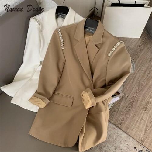 Женские длинные пиджаки Namou Drane China At AliExpress