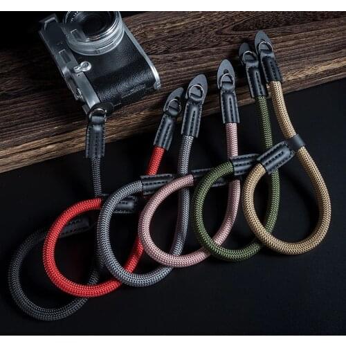 LXH Nylon Rope Digital Camera Wrist Hand Strap Grip Adjustable wirst strap for Leica Canon Nikon Olympus Sony Fujifilm XT-10