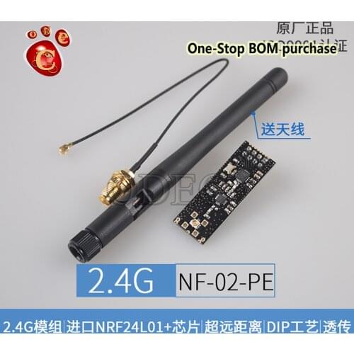 NF-02 2.4G wireless SPI+PA module nRF24L01P+ imported chip ultra long range NF-02
