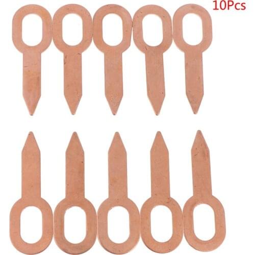 New 10pcs Puller kit Dent Removal Washer Tool Copper Plated Oval Dent Puller Rings Car Body Paintless Dent Lifter Repair Tool