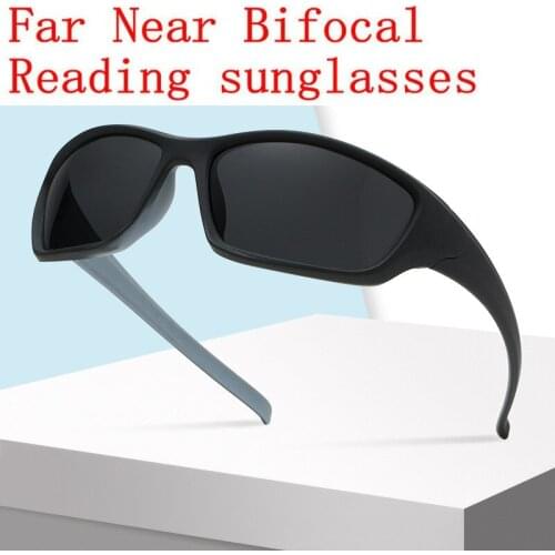 2020 New Bifocal Reading Safety Glasses Sports Sunglasses Men Women Diopter Reading Presbyopic Sun Readers UV400 NX