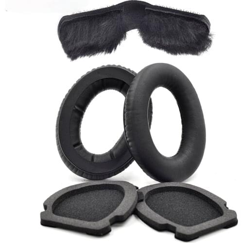 Headband and ear pads cushion earmuffs for BOS Aviation Headset X A10 A20 Headphones