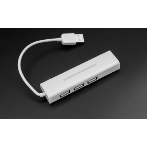 Micro USB to Network LAN Adapter Ethernet RJ45 with 3 Port USB 2.0 HUB Adapter for Android tablets RD9700 IC