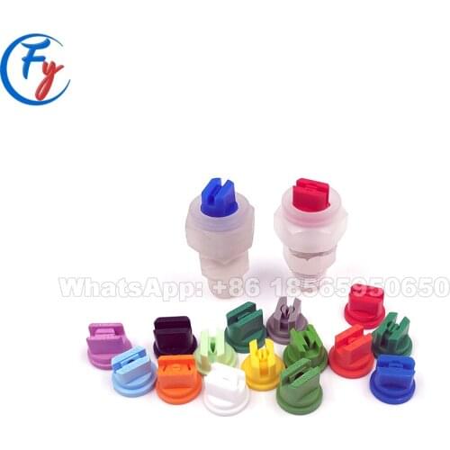 1/4" Plastic Teejet Flat Fan Spray Spray Nozzle, TPU Assembly Quick-Replaced Flat Fan Spray Nozzle, Chemical Spraying Nozzle