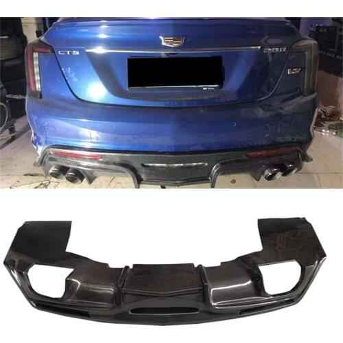 Sexy2021 Fit For Cadillac Refitting Small Surrounding Lip Spoiler Ct5 Four Out Carbon Fiber Rear