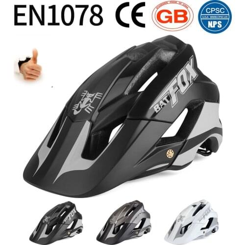 BATFOX Bike Men Women Bicycle Helmet Ultra-light Road Helmet Integrally-molded Mtb Helmets Casco Bat Fox Mtb Cycling Helmets