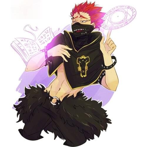 Personality Black Clover Zora Ideale Vinyl Car Stickers Surfboard Windows Decal Waterproof Scratch-Proof Decor Apply To Car Door