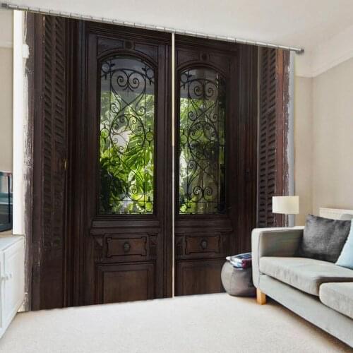 High Quality Blackout Window Curtain Door Window Kitchen Curtains For Living Room Bedroom Window Drapes Curtains