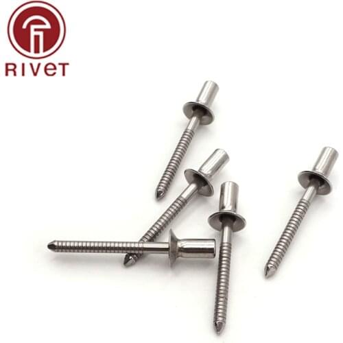 M4.8 200PCS GB 12616 Stainless Steel Countersunk rivets Closed End Blind Rivet Sealed Hollow Rivets Blind Rivets