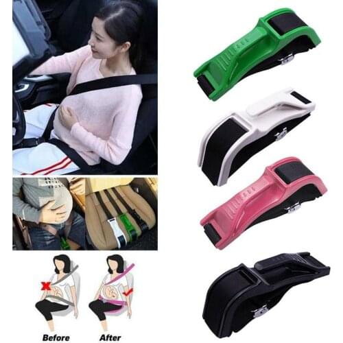 Pregnancy Car Seat Belt Adjuster Comfort Safety For Maternity Protect Moms Belly Unborn Woman Belt Pregnant Safe Baby Drivi L5P7