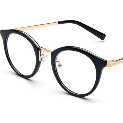 Viodream Brand Fashion Eyeglasses Fashion Optical Glasses Vintage Women Men Designer Plain Mirror Elegant Glasses Frame