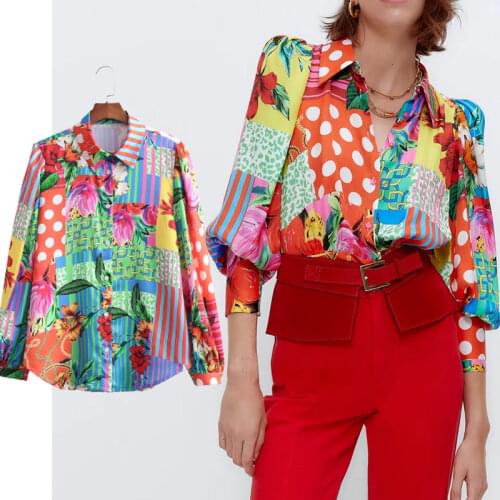 Printed Blouses Klkxmyt China