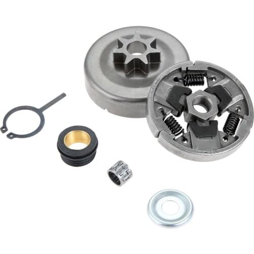 1Pcs Clutch and Sprocket Kit Chainsaw with Washer E-Clip Sprocket-bearing for Stihl chainsaws 024 026 MS240 MS260