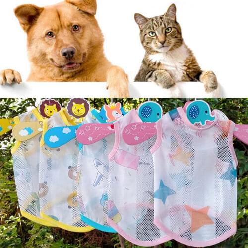 Cat Dog Cooling Vest T-shirt Puppy Dogs Summer Sunscreen Clothes Hollow Vest Pet Dog Cat Casual Vests Dress Small Pet Supplies
