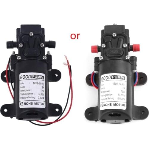 12V 72W High Pressure Micro Diaphragm Water Pump Automatic Switch Reflux Type
