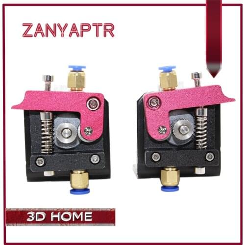 MK8 Remote Extruder Aluminum Alloy Left Right Hand Arm Bracket Part For 1.75mm Filament Extrusion 3D Printers Parts Red Bowden