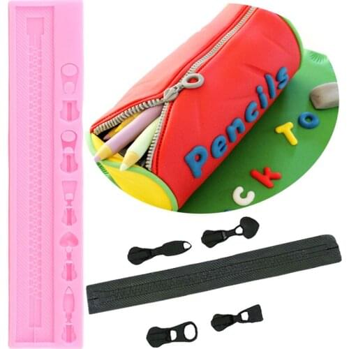 Zipper Cake Border Lace Silicone Molds Fondant Cake Decorating Tools Chocolate Gumpaste Candy Resin Moulds